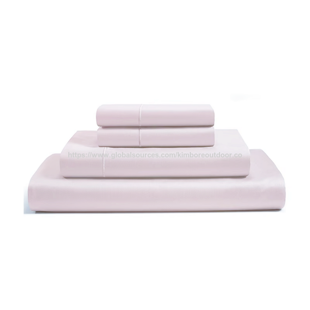 Grande Vente Ensemble de Literie 100% Coton Pur Coton Blanc Ensemble de Draps d'Hôtel