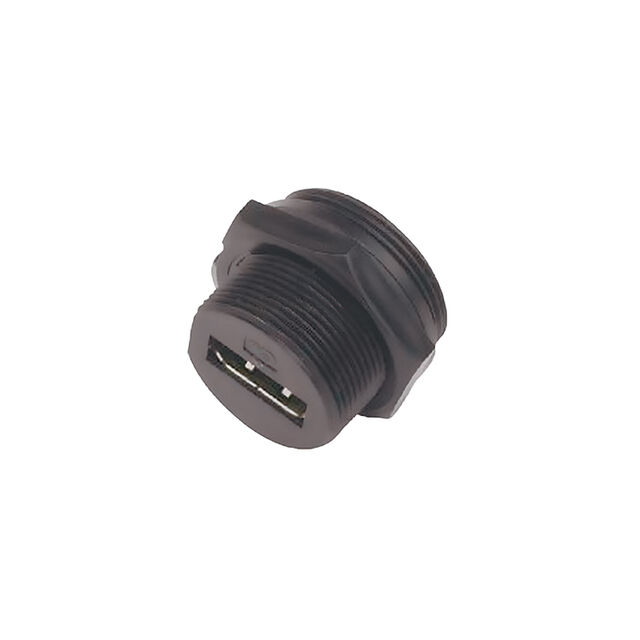 Jack USB/B perempuan tahan air ujung terbuka, panjang kabel 1M, memenuhi IP67, sesuai dengan Arahan RoHS.