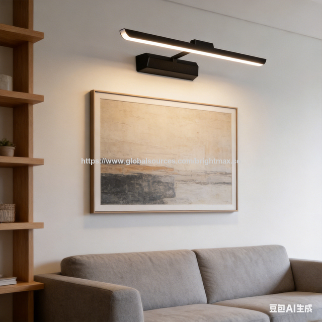 Éclairage LED pivotant pour tableau de 6 pouces, à piles, avec télécommande