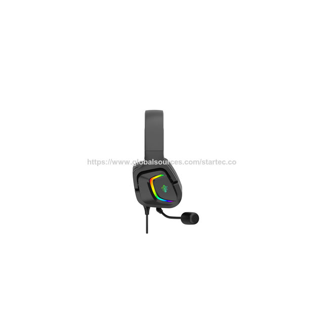 Casque Gaming Haut de Gamme 2023 avec LED RGB et Bandeau Unique Confortable pour le Sport et l'Ordinateur