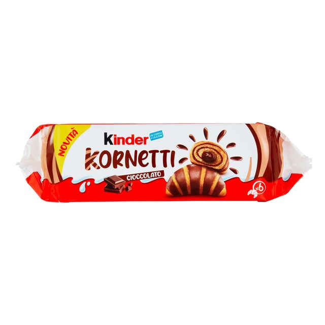 Acheter Kinder Kornetti 252g - Friandise au Chocolat Premium avec Cônes Croustillants Remplis de Chocolat Délicieux - Livraison Rapide