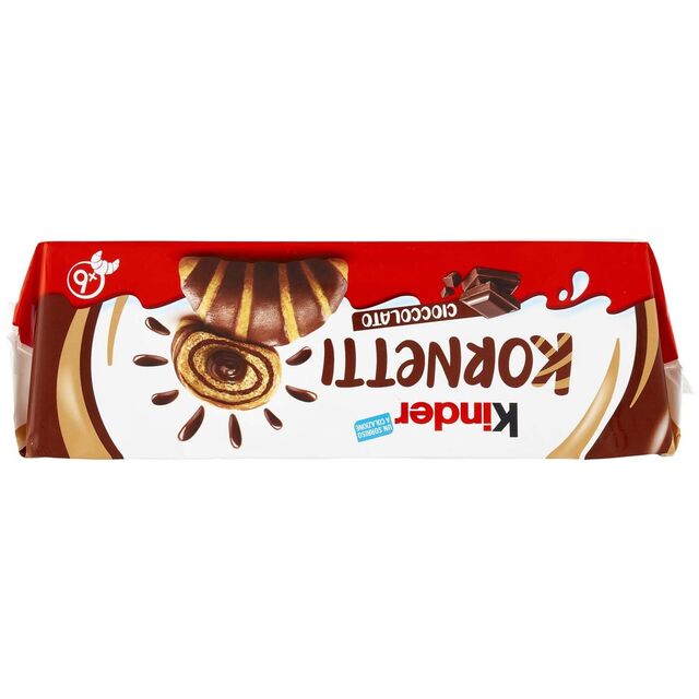 Acheter Kinder Kornetti 252g - Friandise au Chocolat Premium avec Cônes Croustillants Remplis de Chocolat Délicieux - Livraison Rapide
