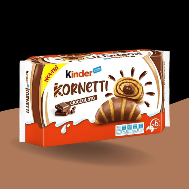 Acheter Kinder Kornetti 252g - Friandise au Chocolat Premium avec Cônes Croustillants Remplis de Chocolat Délicieux - Livraison Rapide