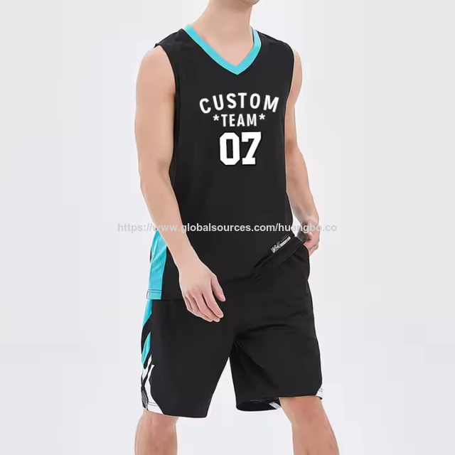 Großhandel Herren Basketball Uniformen nach Maß Bestes Design Trikot Sportbekleidung Schnelltrocknend & Atmungsaktiv Plus Size
