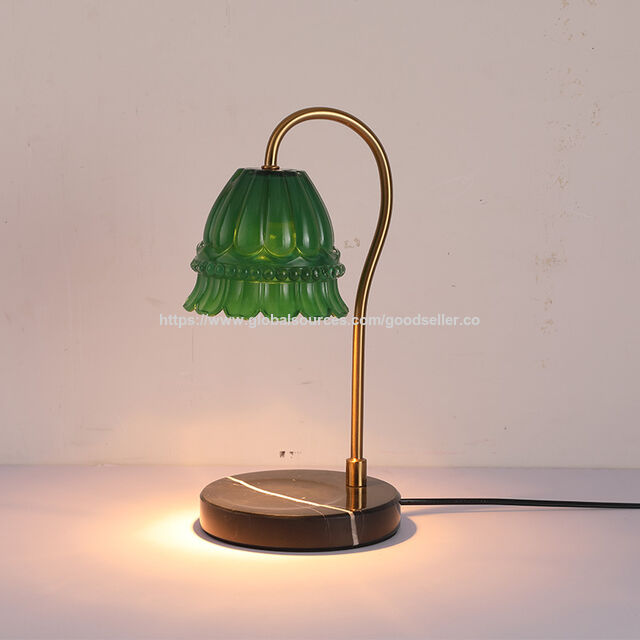 Lampe chauffe-cire à intensité variable avec minuterie, lampe d'ambiance pour la maison