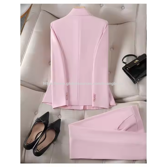Fato profissional feminino de duas peças para outono e inverno, grande venda - Fato formal de negócios para mulheres