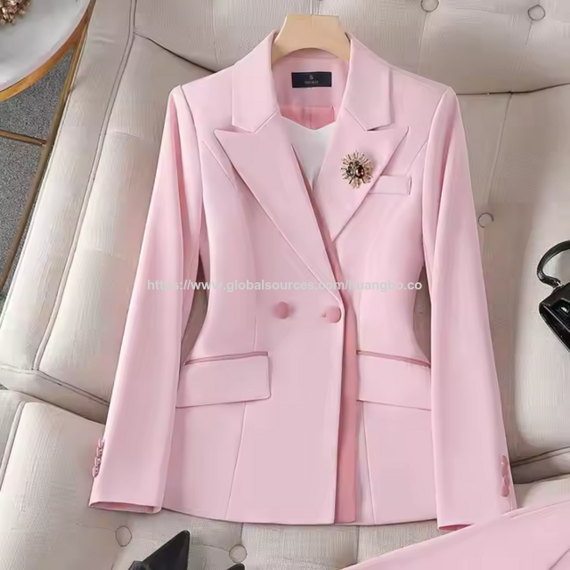 Fato profissional feminino de duas peças para outono e inverno, grande venda - Fato formal de negócios para mulheres