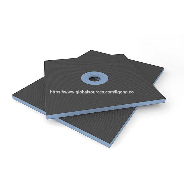Base de Caixa de Duche WEDI TYPE sem Degrau com Dreno Click & Seal - Base de Duche Impermeável XPS Pré-Inclinada de Baixo Perfil
