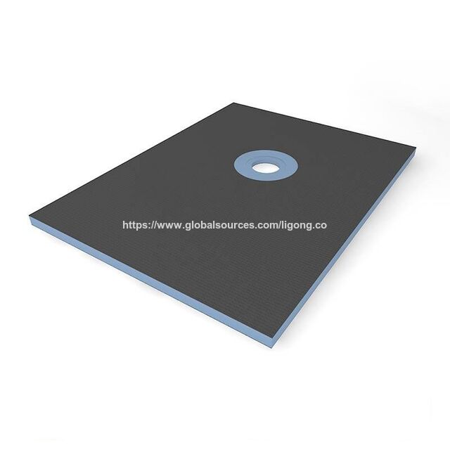 Base de Caixa de Duche WEDI TYPE sem Degrau com Dreno Click & Seal - Base de Duche Impermeável XPS Pré-Inclinada de Baixo Perfil