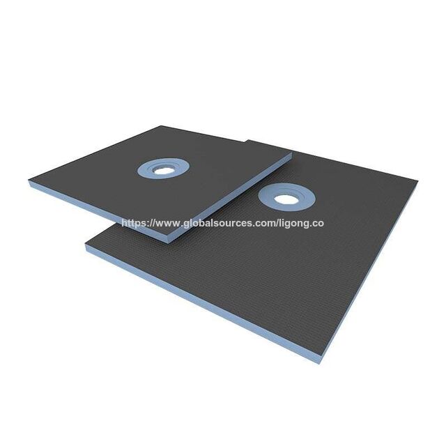 Base de Caixa de Duche WEDI TYPE sem Degrau com Dreno Click & Seal - Base de Duche Impermeável XPS Pré-Inclinada de Baixo Perfil