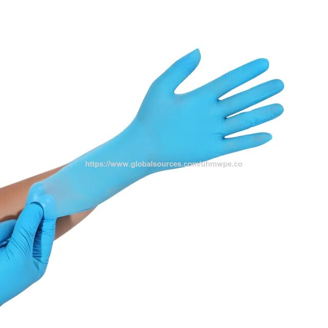 Guantes de nitrilo para trabajo al por mayor a bajo precio, sin polvo, varios colores disponibles