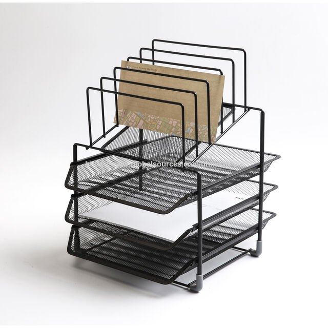Organisateur de Paniers Coulissants en Métal pour Placards de Cuisine, 2 Niveaux