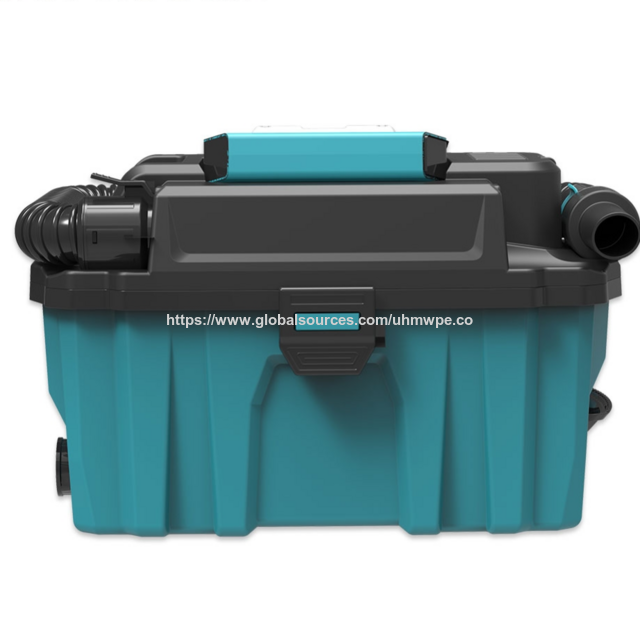 18V Brushless 3 Gallon HEPA Filter Cordless Portable Wet/Dry Dust Extractor/Blue Cartridge Cyclonic Rechargeable Vacuum Cleaner