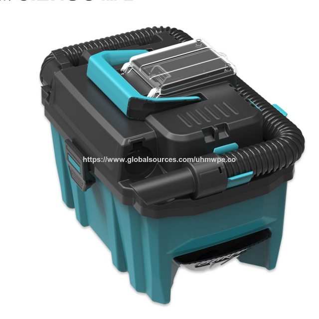 18V Brushless 3 Gallon HEPA Filter Cordless Portable Wet/Dry Dust Extractor/Blue Cartridge Cyclonic Rechargeable Vacuum Cleaner