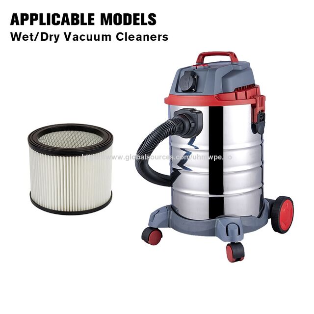 30L 1200W Industriestaubsauger mit Edelstahlbehälter für Zuhause, Teppiche, Haustiere und Autoreinigung