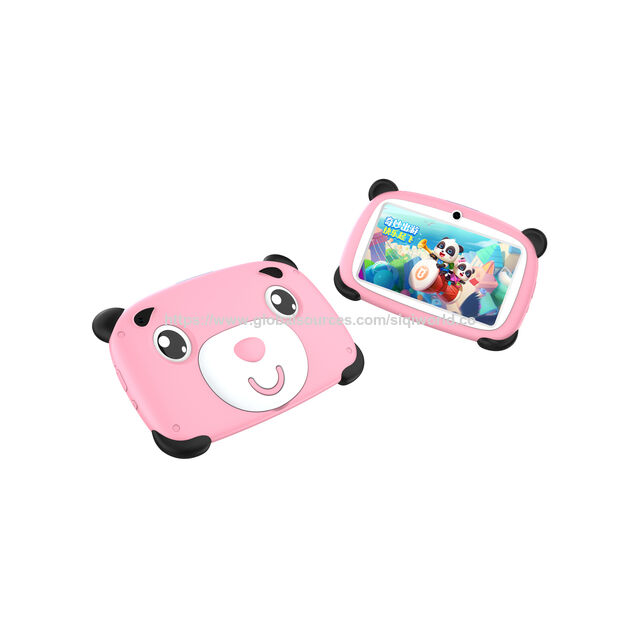 Tablet Infantil al por Mayor de 7 pulgadas con SC9863a RAM 2GB+ROM 32GB / Pantalla IPS 1024*600 / P+G / para Primaria / con Soporte / Barata / Rosa o Azul