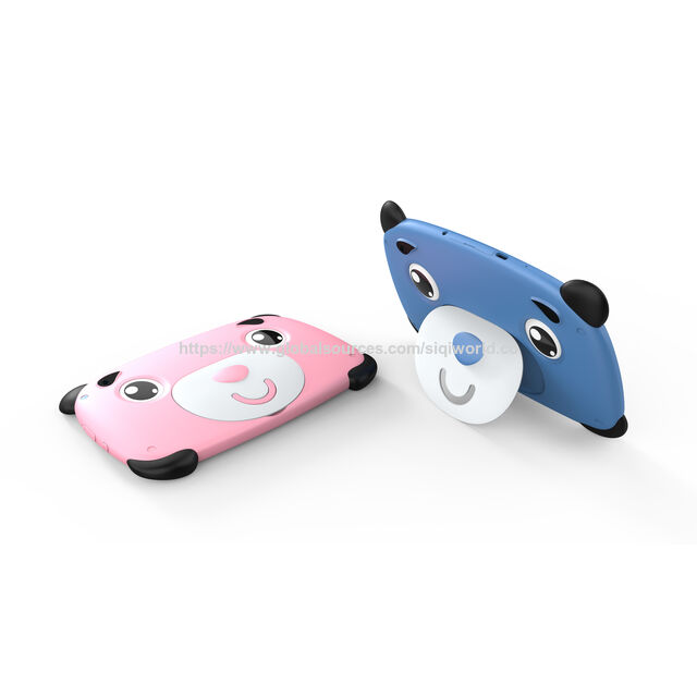 Tablet Infantil al por Mayor de 7 pulgadas con SC9863a RAM 2GB+ROM 32GB / Pantalla IPS 1024*600 / P+G / para Primaria / con Soporte / Barata / Rosa o Azul