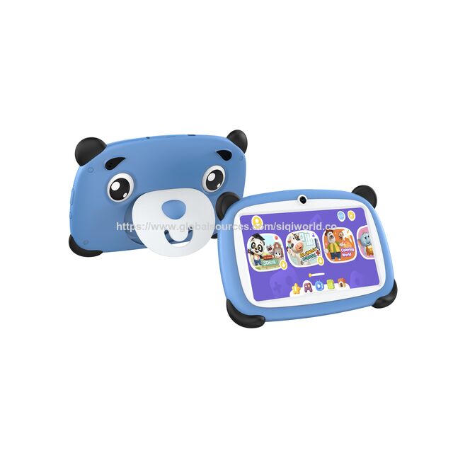 Tablet Infantil al por Mayor de 7 pulgadas con SC9863a RAM 2GB+ROM 32GB / Pantalla IPS 1024*600 / P+G / para Primaria / con Soporte / Barata / Rosa o Azul