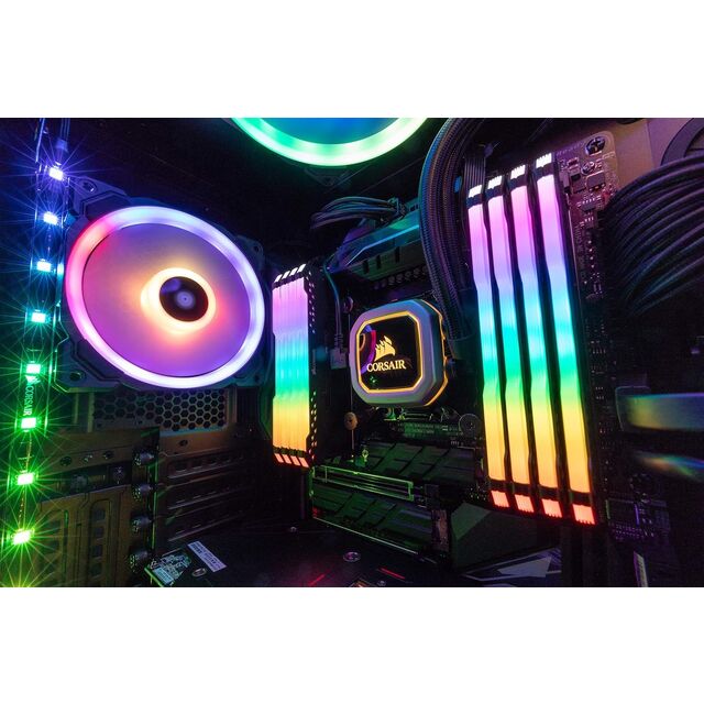 DDR5 RGB Enthusiast Gaming RAM 16GB 6000MHz Low Latency Aluminum Heatsink with Sync Lighting Modules