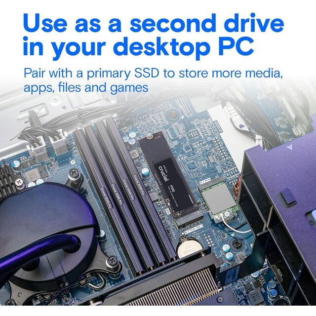 P310 1TB SSD, PCIe Gen4 NVMe M.2 2280, Up to 7,100MB/s, for Laptop, Desktop (PC), & Handheld Gaming Consoles, Includes Acronis Dat