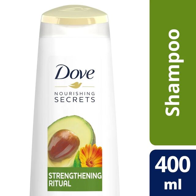 Dove Ritual Shampoo Fortalecedor (com Óleo de Abacate, Para Cabelos Mais Fortes, 250 ml, Pacote com 6)