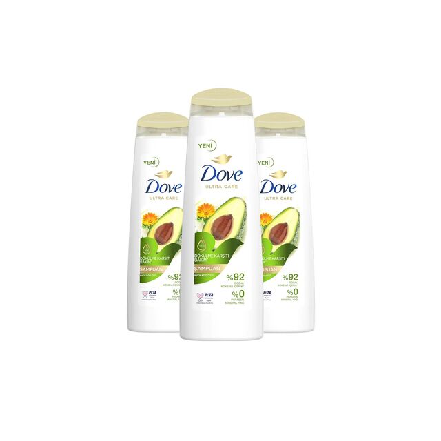 Dove Ritual Shampoo Fortalecedor (com Óleo de Abacate, Para Cabelos Mais Fortes, 250 ml, Pacote com 6)