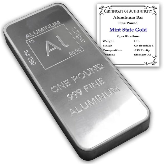 Primäraluminiumbarren 99,9% Reinheit Aluminiummetall Güteklasse A Großhandel