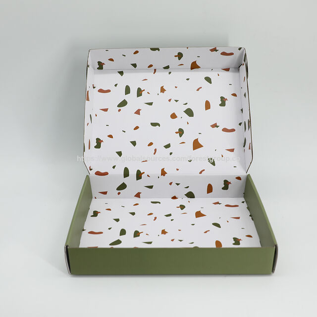 2022 Kundenspezifische Luxus-Geschenkboxen aus Papier, Verpackung aus Wellpappe, recycelbare, faltbare Aufbewahrungsbox mit Marmorierung