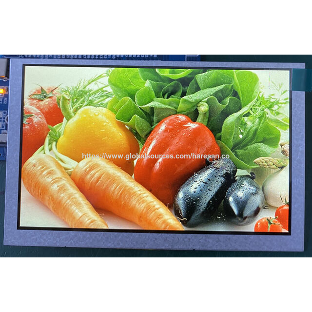 Panel de Pantalla TFT LCD Industrial de 4.3 Pulgadas 480x272 SC7283 con Interfaz RGB, Alta Fiabilidad y Certificado