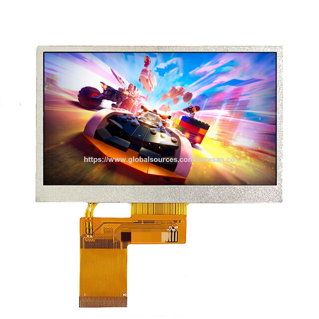 Panel de Pantalla TFT LCD Industrial de 4.3 Pulgadas 480x272 SC7283 con Interfaz RGB, Alta Fiabilidad y Certificado