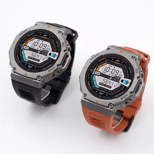 Montre Intelligente Android Chaude d'Asie 2025, Corps en Métal Alliage de Zinc, 3 Preuves, GPS 500mAh, Montre Intelligente pour Hommes, Étanche 5ATM