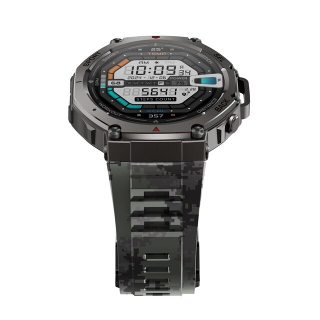 Montre Intelligente Android Chaude d'Asie 2025, Corps en Métal Alliage de Zinc, 3 Preuves, GPS 500mAh, Montre Intelligente pour Hommes, Étanche 5ATM