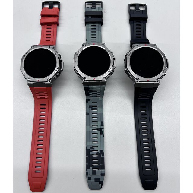 Montre Intelligente Android Chaude d'Asie 2025, Corps en Métal Alliage de Zinc, 3 Preuves, GPS 500mAh, Montre Intelligente pour Hommes, Étanche 5ATM