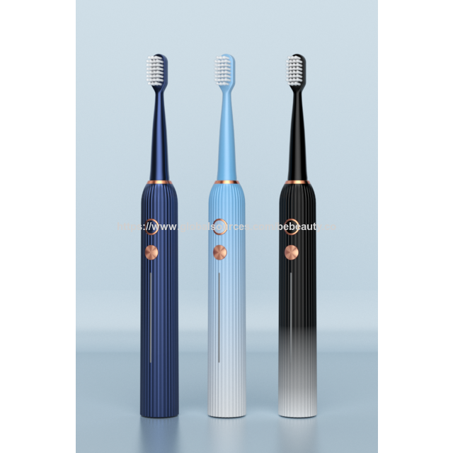 Brosse à Dents Électrique Adulte à 5 Vitesses avec Soies Douces et Tasse de Bain de Bouche, Ensemble de Brosse à Dents Électrique Sans Fil Étanche