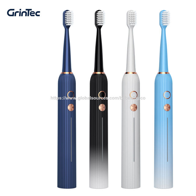 Brosse à Dents Électrique Adulte à 5 Vitesses avec Soies Douces et Tasse de Bain de Bouche, Ensemble de Brosse à Dents Électrique Sans Fil Étanche