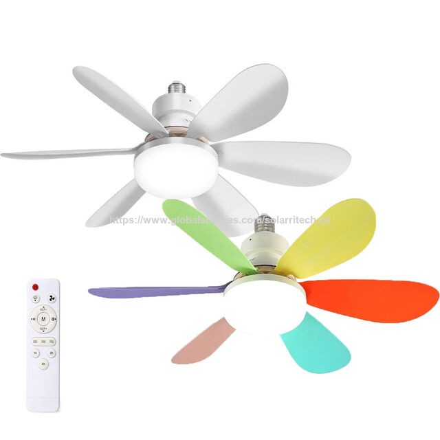 Ventilador de Techo LED con Luz, El Más Vendido, Fácil Instalación, Viento Potente, Regulable en 3 Colores