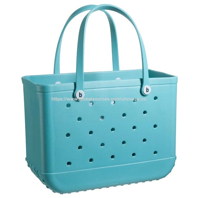 Venta al por mayor de fábrica de moda playa impermeable Eva silicona verano bolsos de goma logotipo personalizado Bogg Bag Small Bogg Baby