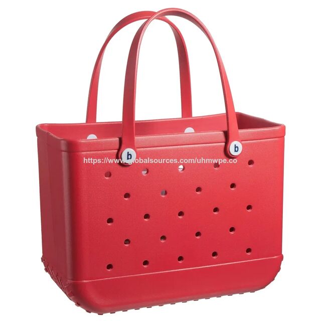 Venta al por mayor de fábrica de moda playa impermeable Eva silicona verano bolsos de goma logotipo personalizado Bogg Bag Small Bogg Baby