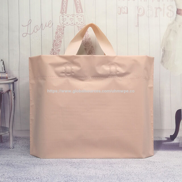 Sacs de Shopping en Plastique Dépoli Épais et Coloré avec Poignée pour Emballage de Vêtements, Fabricant