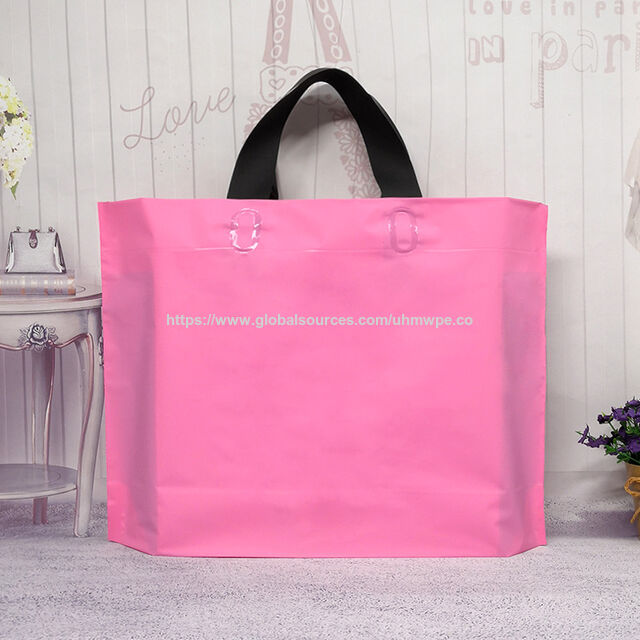 Sacs de Shopping en Plastique Dépoli Épais et Coloré avec Poignée pour Emballage de Vêtements, Fabricant