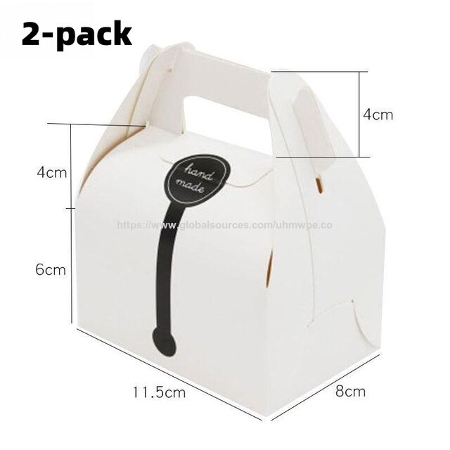Boîtes personnalisées faites à la main pour bouteilles de pudding et aliments surgelés de boulangerie