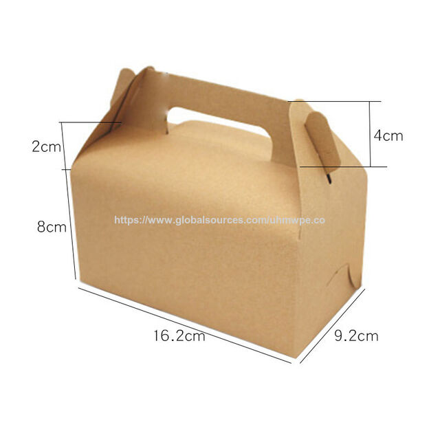Boîtes personnalisées faites à la main pour bouteilles de pudding et aliments surgelés de boulangerie