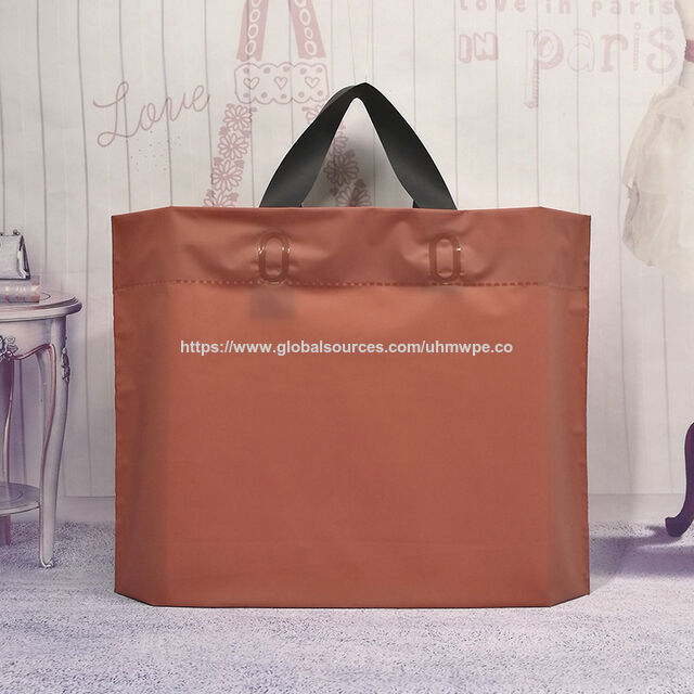 Sacs de Shopping en Plastique Dépoli Épais et Coloré avec Poignée pour Emballage de Vêtements, Fabricant