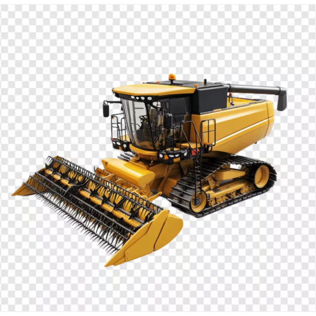 Self Propelled Combine Harvester Grain Harvesting Machine Agricultural Equipment