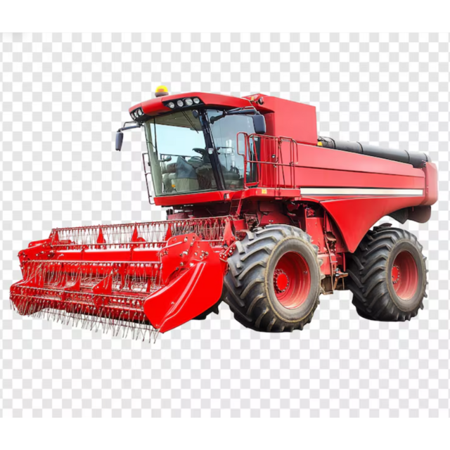 Self Propelled Combine Harvester Grain Harvesting Machine Agricultural Equipment