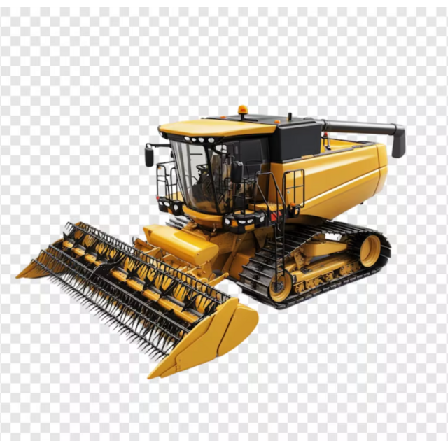 Self Propelled Combine Harvester Grain Harvesting Machine Agricultural Equipment