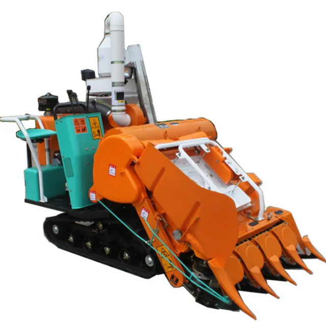 Self Propelled Combine Harvester Grain Harvesting Machine Agricultural Equipment