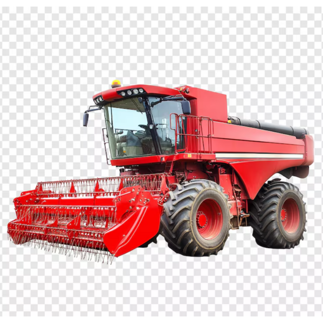 Self Propelled Combine Harvester Grain Harvesting Machine Agricultural Equipment