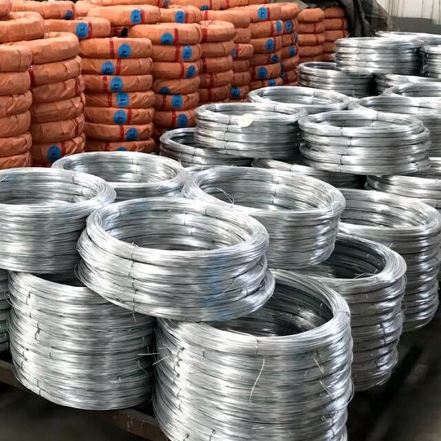 أفضل سعر بيع المصنع سلك فولاذي مجلفن مطلي بالزنك في لفائف، سمك مخصص 0.5 مم 1.0 مم للشبك والسياج