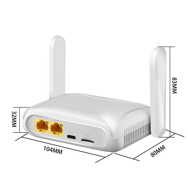Routeur WiFi 4G avec Fente pour Carte SIM 1200Mbps Routeur WiFi Sans Fil 4G LTE